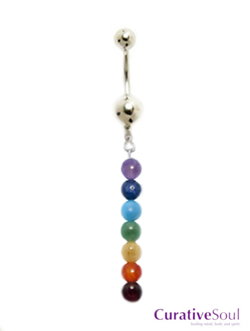 Chakra Stone Belly Button Ring
