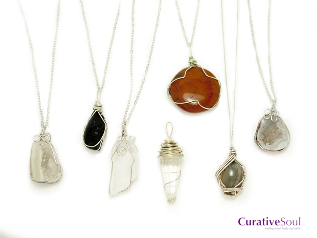 Wire Wrapped Crystals
